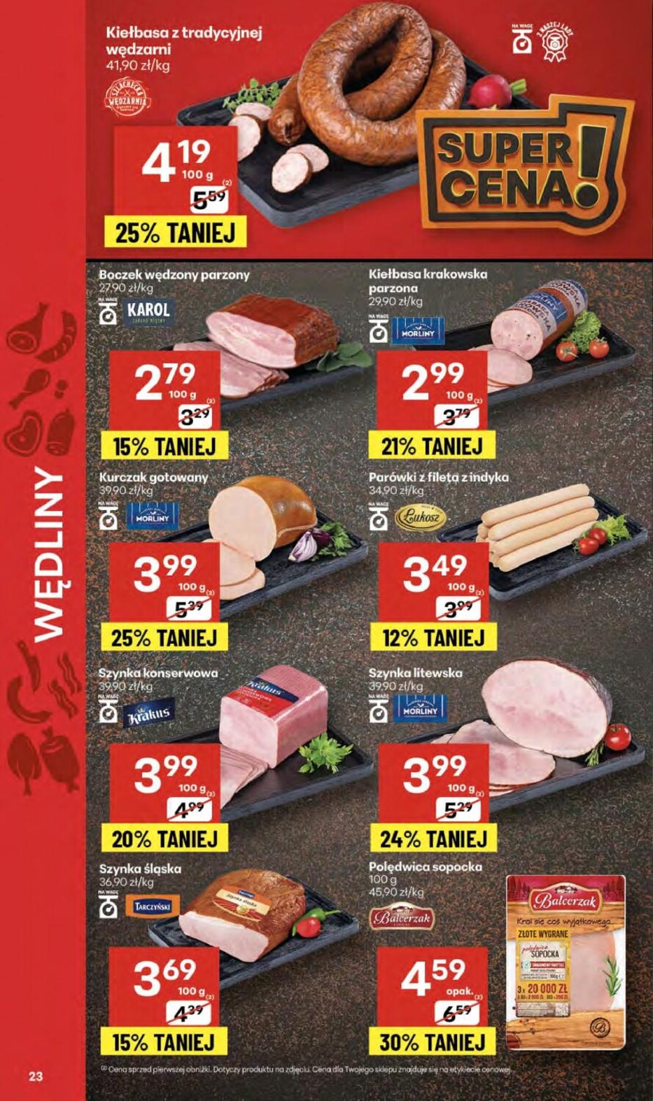 Gazetka promocyjna Delikatesy Centrum str. 23