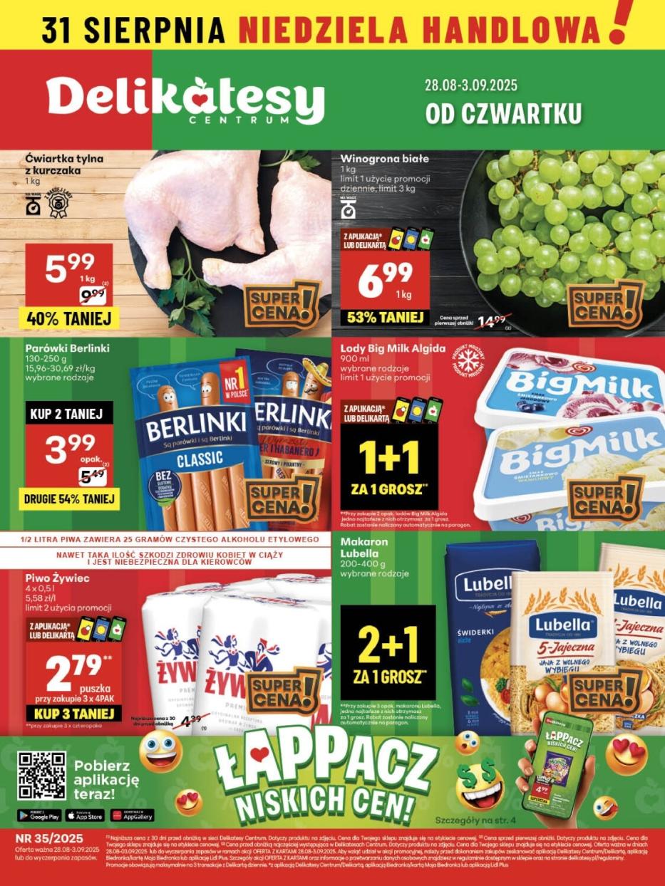 Gazetka promocyjna Delikatesy Centrum str. 1