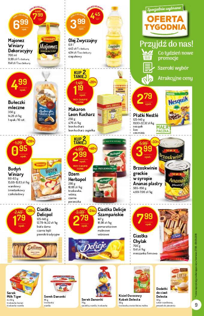 Gazetka promocyjna Delikatesy Centrum str. 9