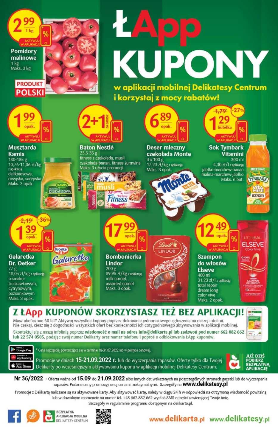 Gazetka promocyjna Delikatesy Centrum str. 32