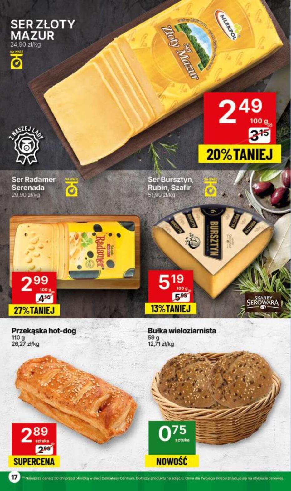 Gazetka promocyjna Delikatesy Centrum str. 17
