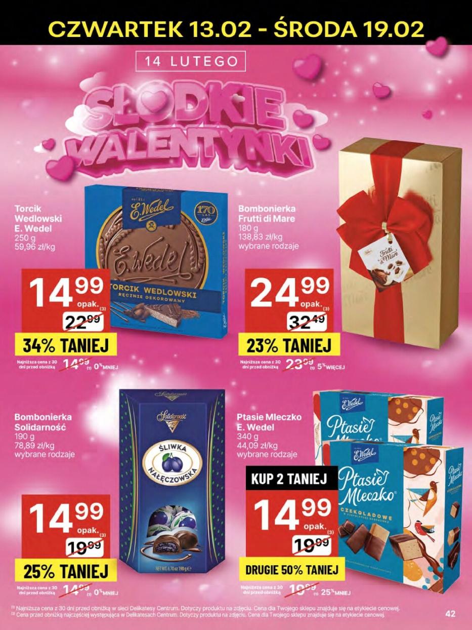Gazetka promocyjna Delikatesy Centrum str. 42