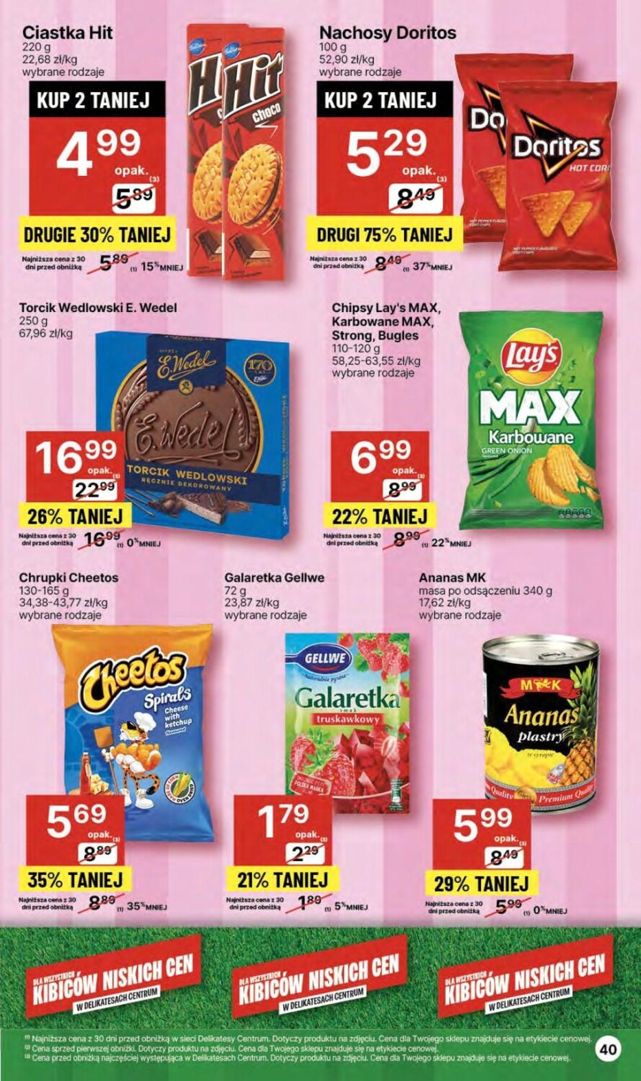 Gazetka promocyjna Delikatesy Centrum str. 40