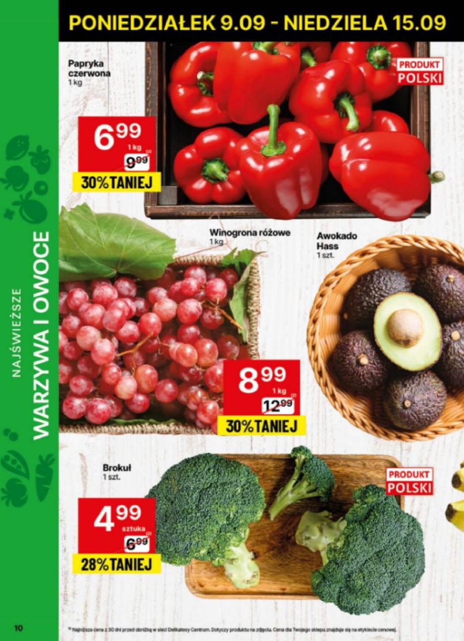 Gazetka promocyjna Delikatesy Centrum str. 10