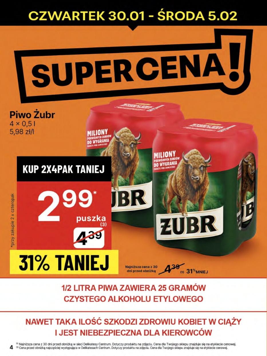 Gazetka promocyjna Delikatesy Centrum str. 4