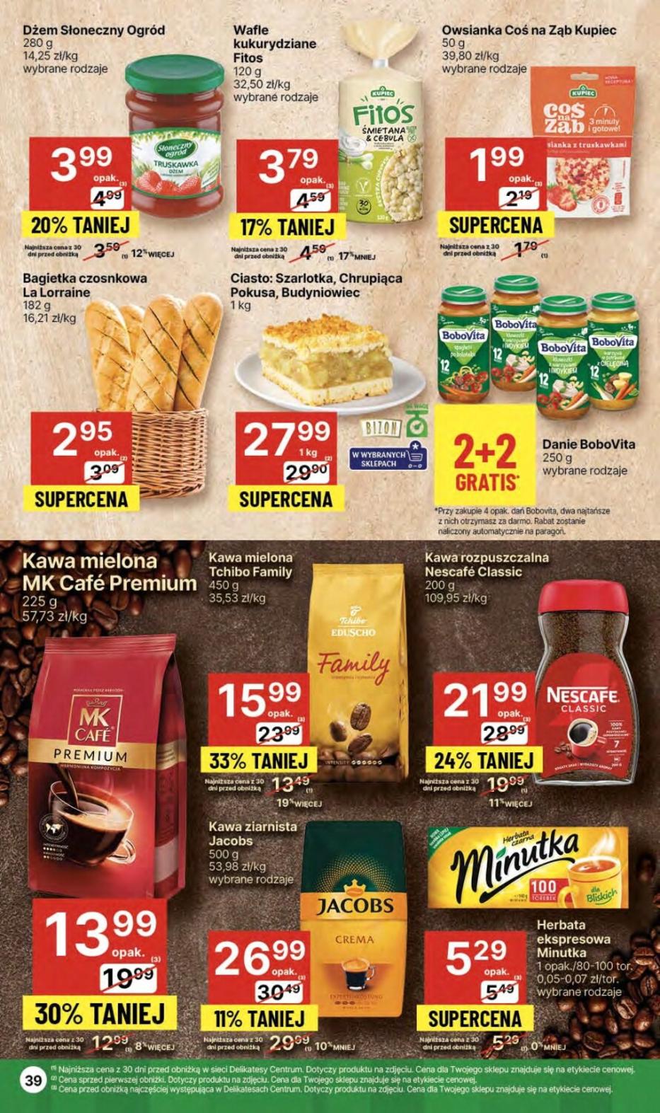 Gazetka promocyjna Delikatesy Centrum str. 39