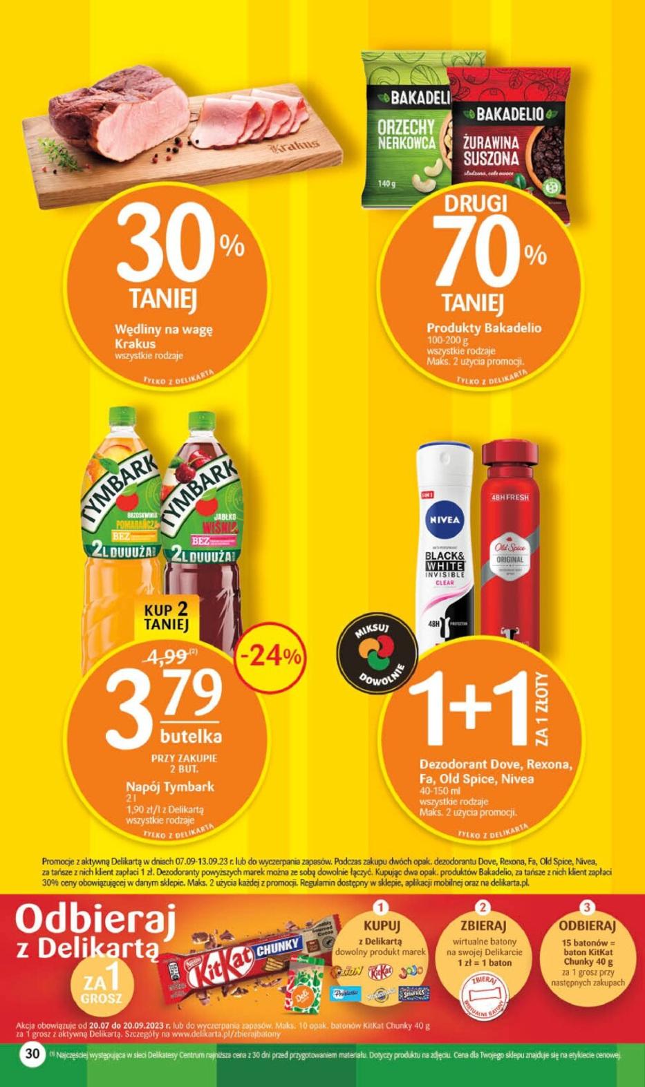 Gazetka promocyjna Delikatesy Centrum str. 30