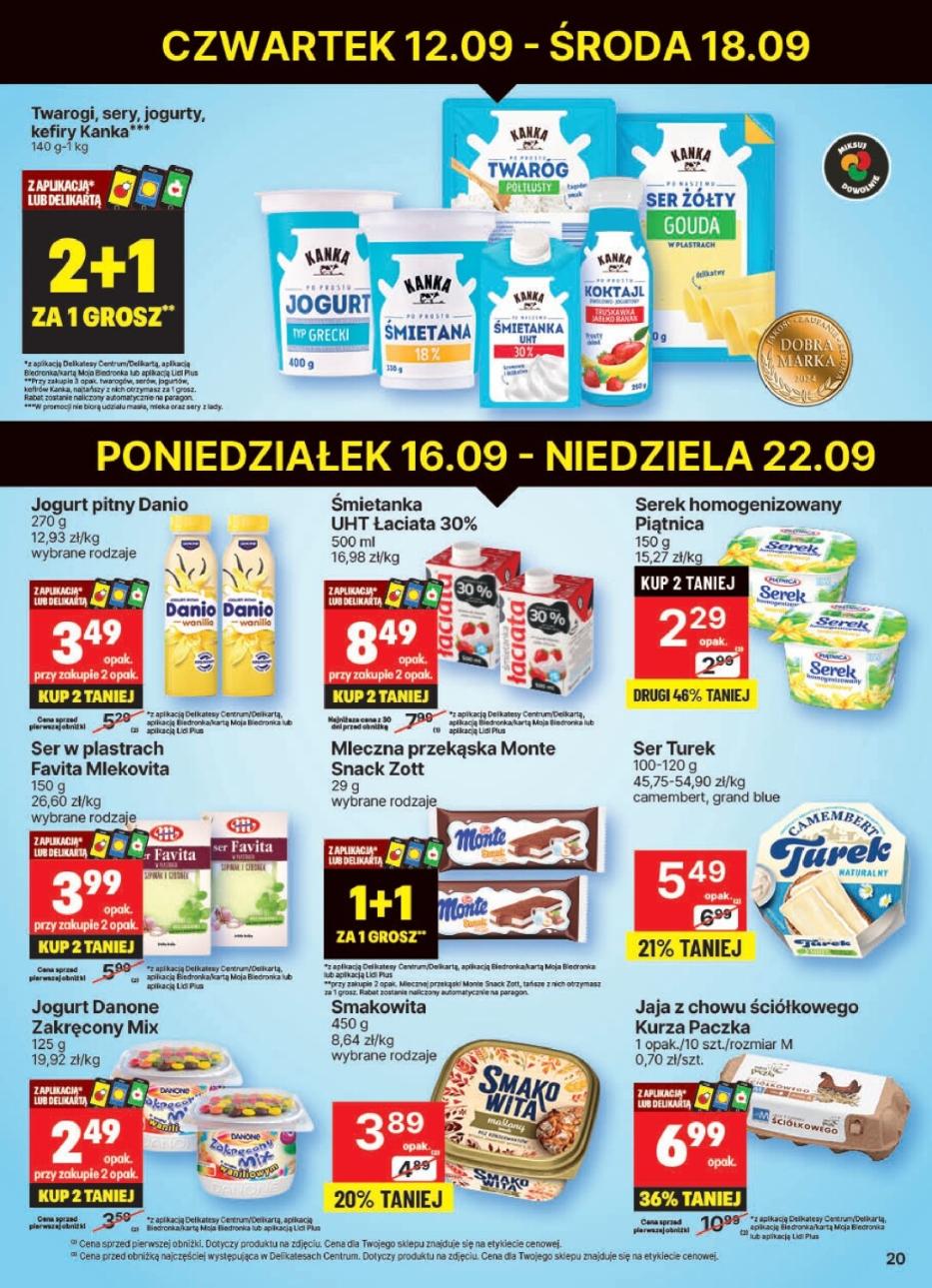 Gazetka promocyjna Delikatesy Centrum str. 20