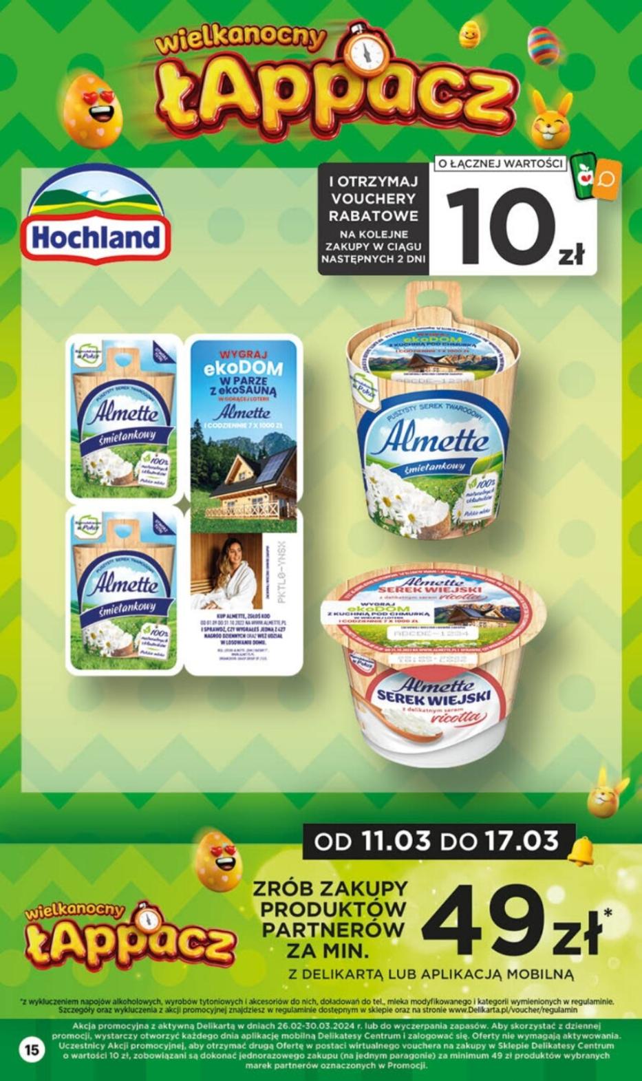 Gazetka promocyjna Delikatesy Centrum str. 15