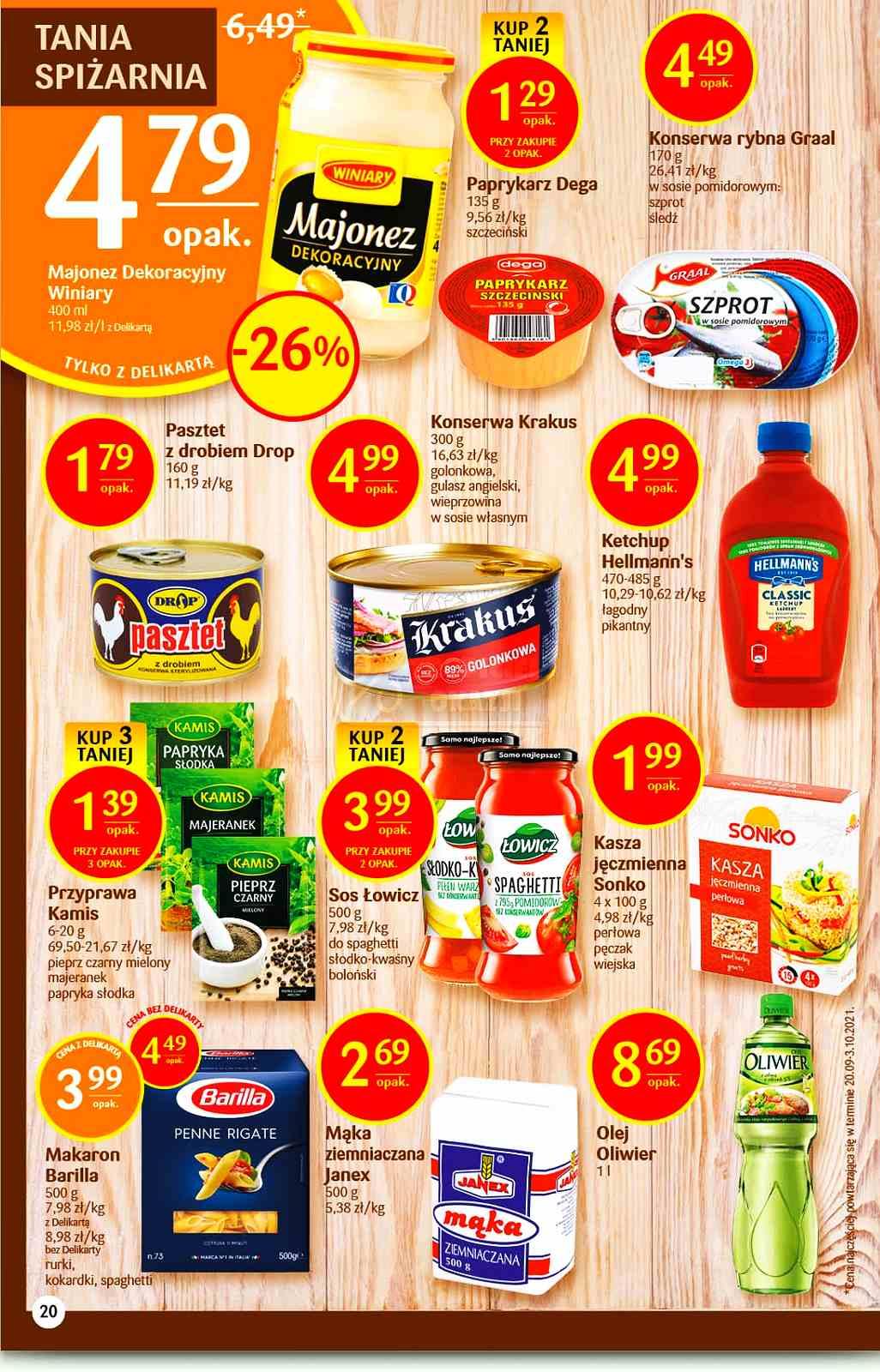 Gazetka promocyjna Delikatesy Centrum str. 20