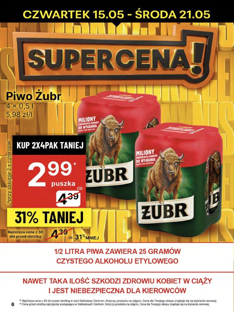 Gazetka promocyjna Delikatesy Centrum str. 6