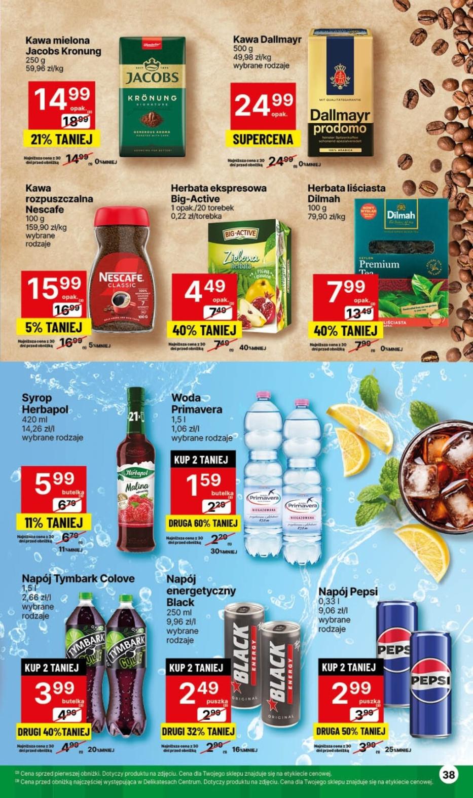 Gazetka promocyjna Delikatesy Centrum str. 38
