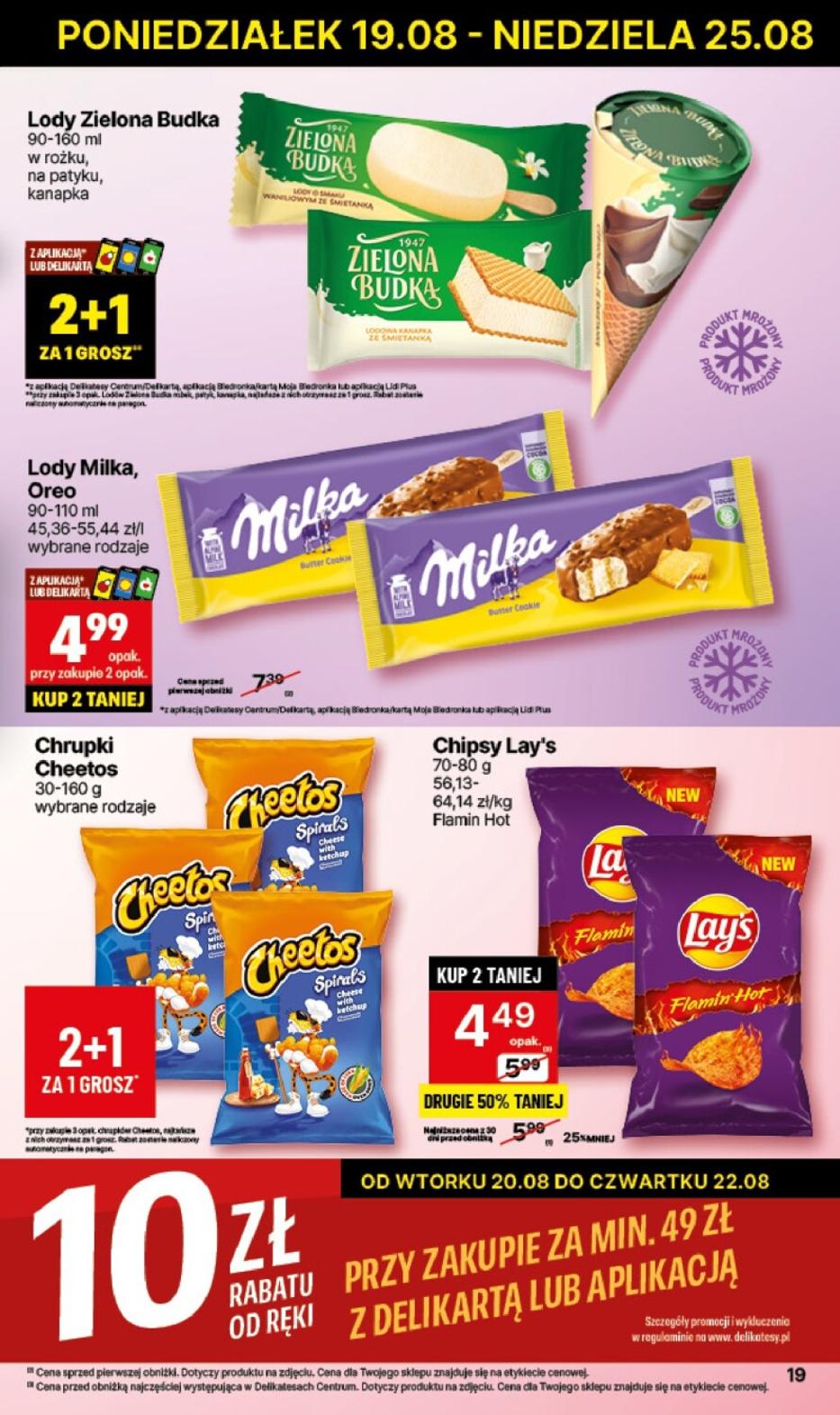 Gazetka promocyjna Delikatesy Centrum str. 19