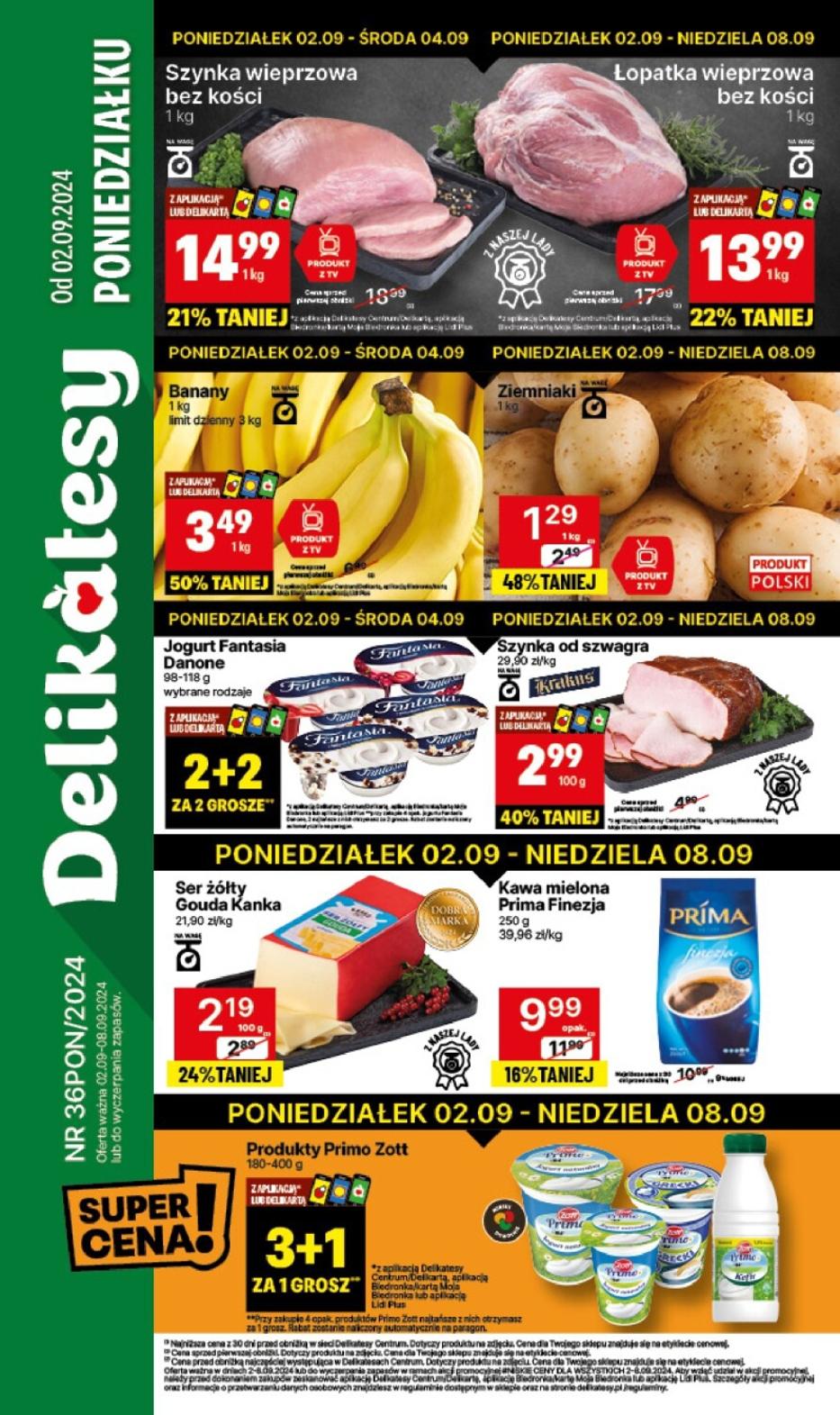 Gazetka promocyjna Delikatesy Centrum str. 1