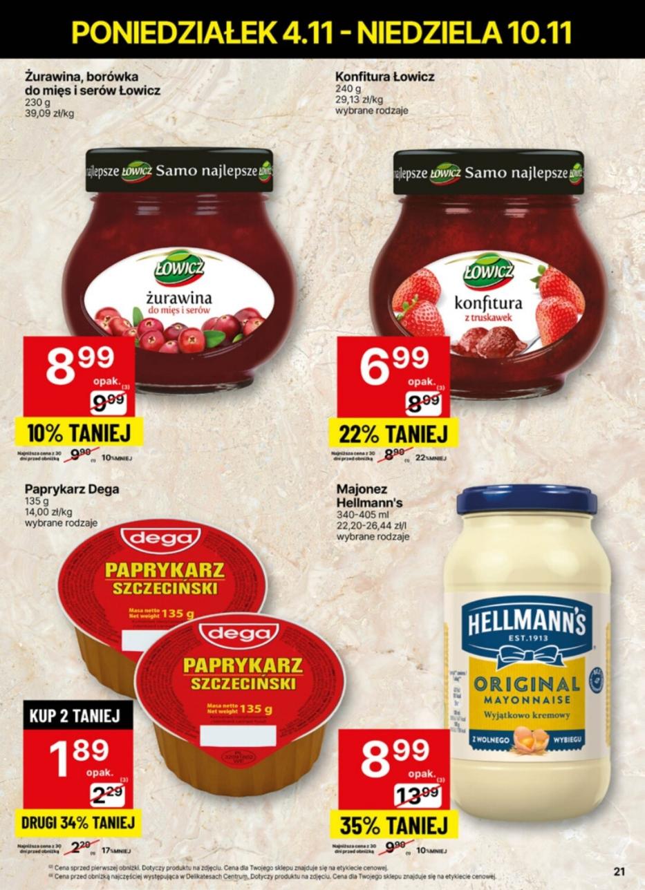 Gazetka promocyjna Delikatesy Centrum str. 21