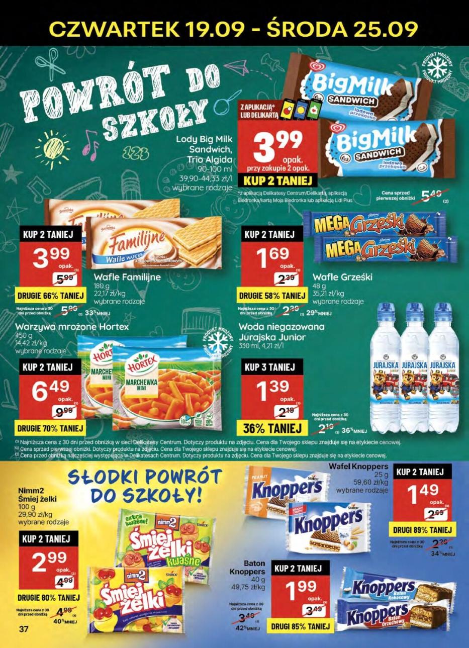 Gazetka promocyjna Delikatesy Centrum str. 37