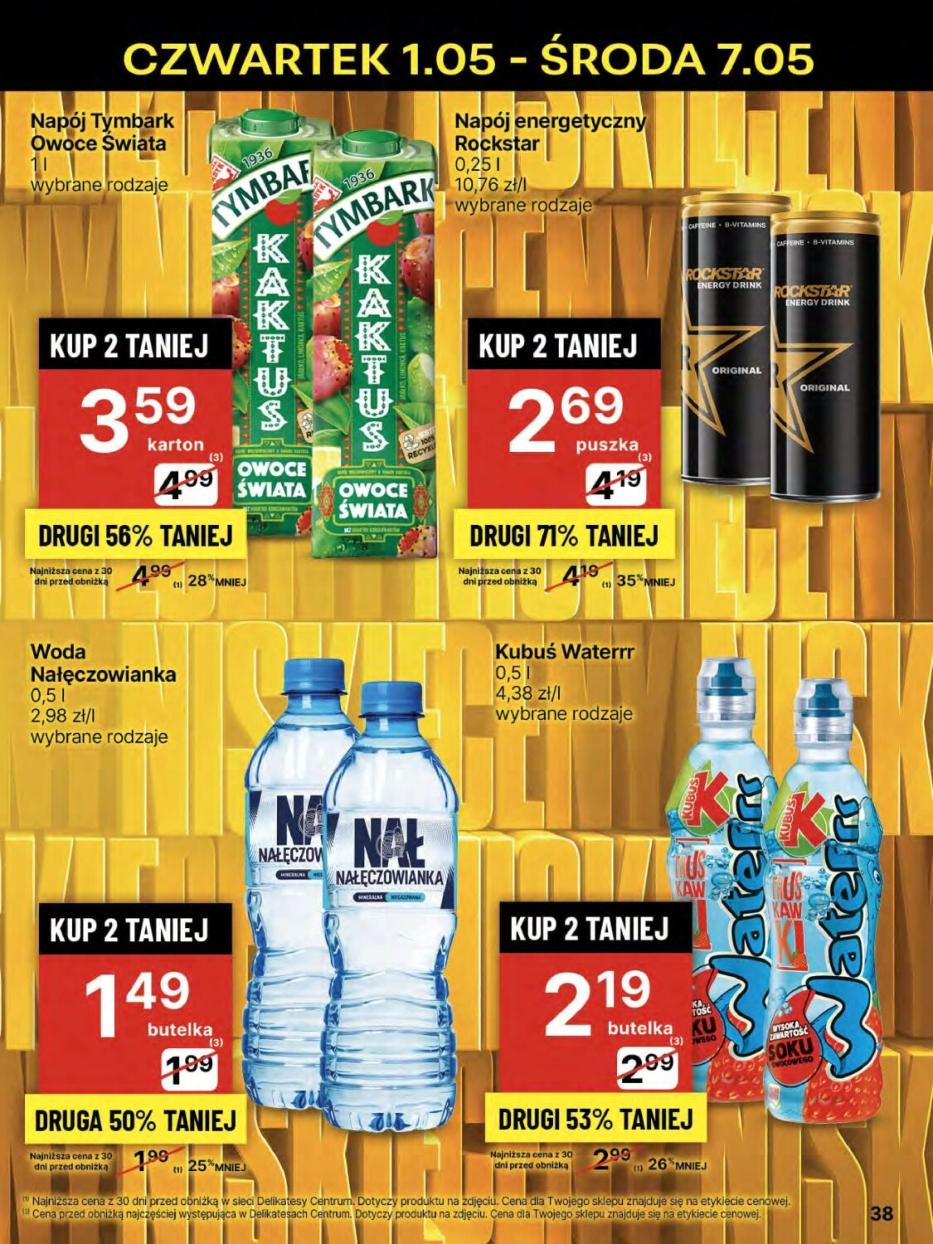 Gazetka promocyjna Delikatesy Centrum str. 38