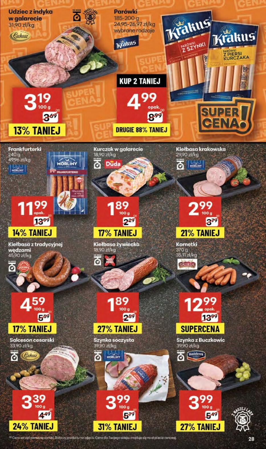 Gazetka promocyjna Delikatesy Centrum str. 28