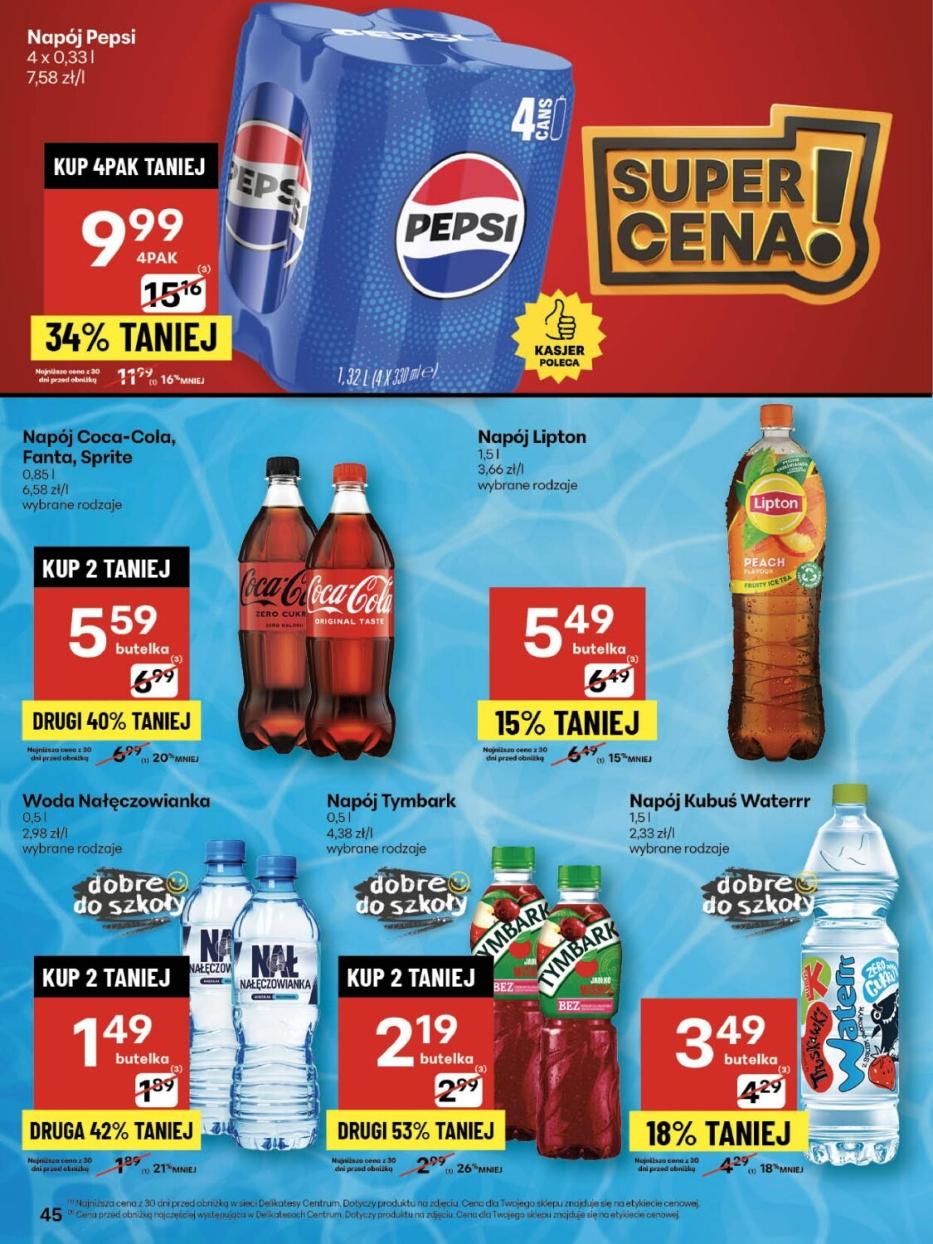 Gazetka promocyjna Delikatesy Centrum str. 45