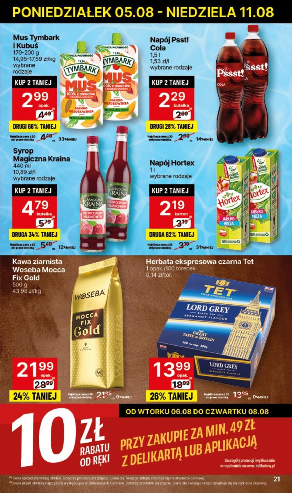 Gazetka promocyjna Delikatesy Centrum str. 21