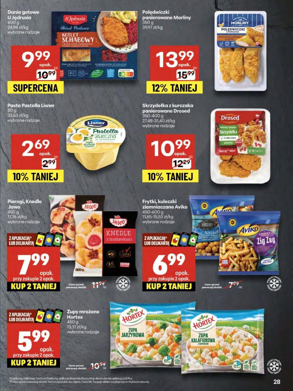 Gazetka promocyjna Delikatesy Centrum str. 28