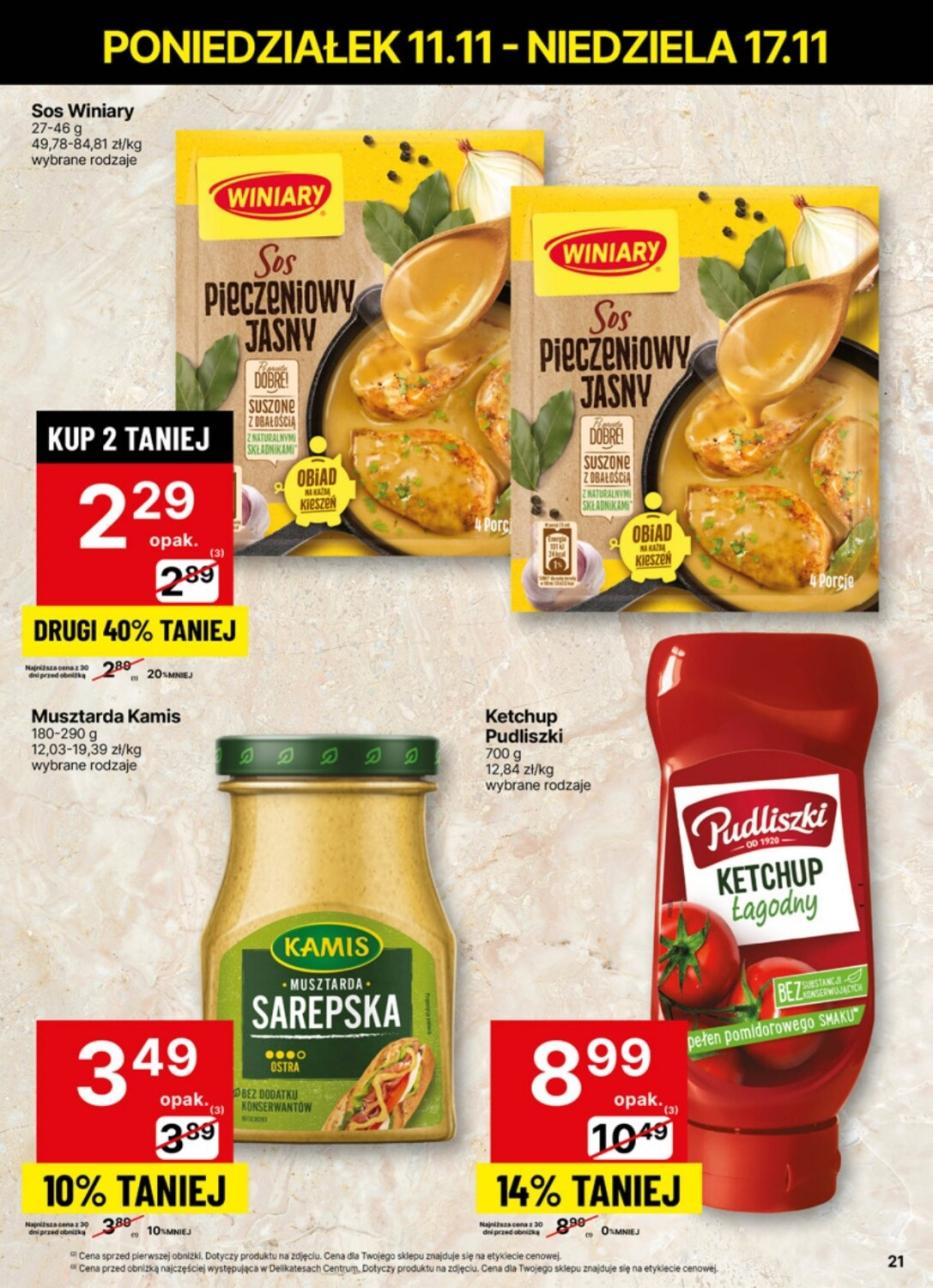 Gazetka promocyjna Delikatesy Centrum str. 21