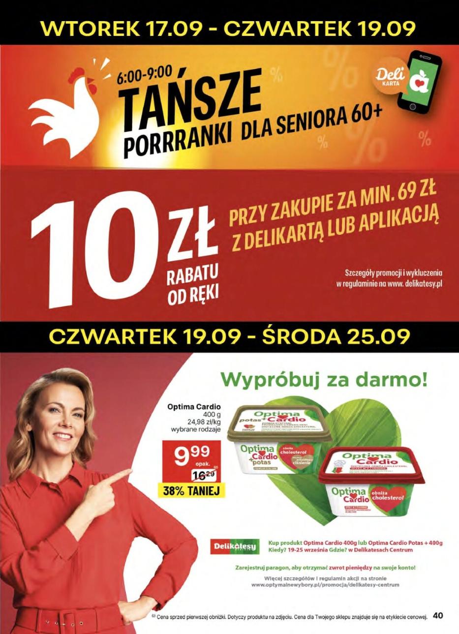 Gazetka promocyjna Delikatesy Centrum str. 40