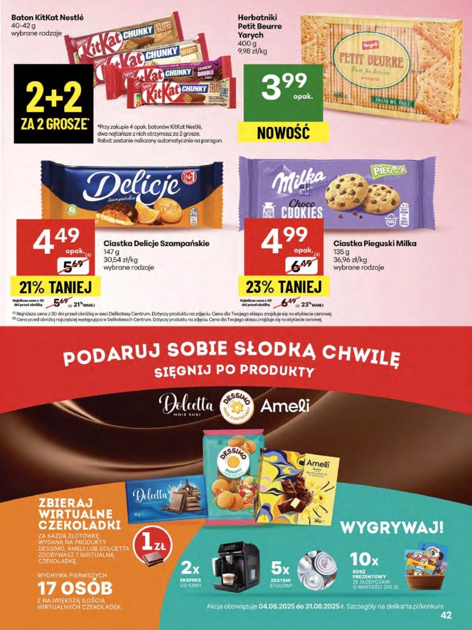 Gazetka promocyjna Delikatesy Centrum str. 42