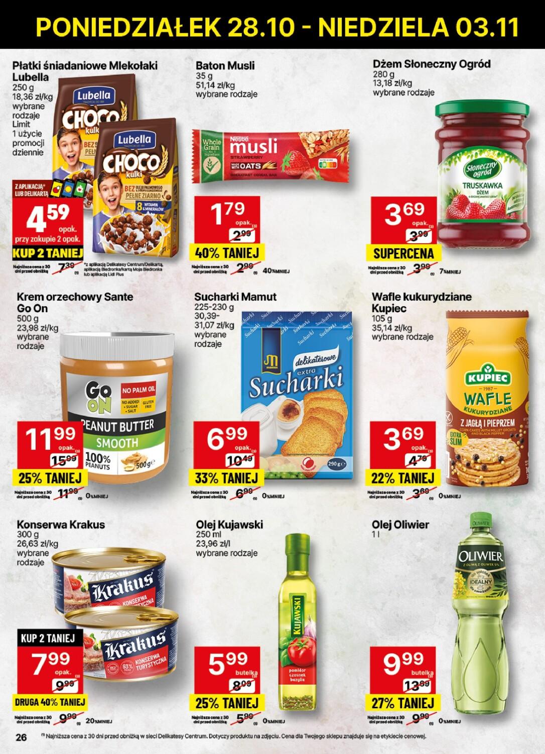 Gazetka promocyjna Delikatesy Centrum str. 26