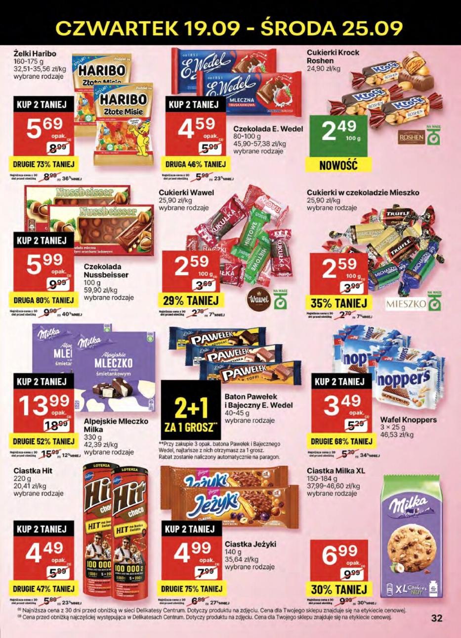 Gazetka promocyjna Delikatesy Centrum str. 32