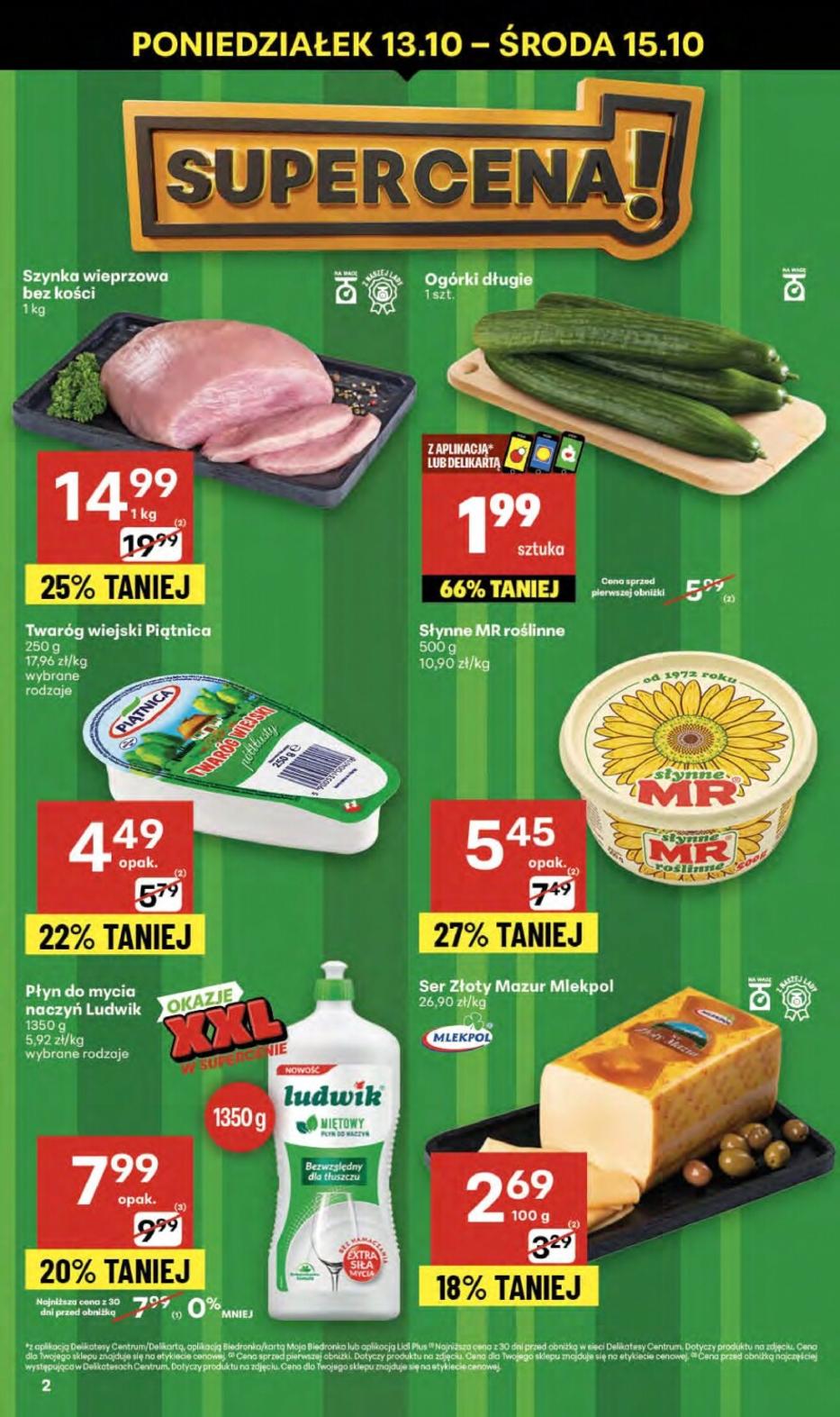 Gazetka promocyjna Delikatesy Centrum str. 2