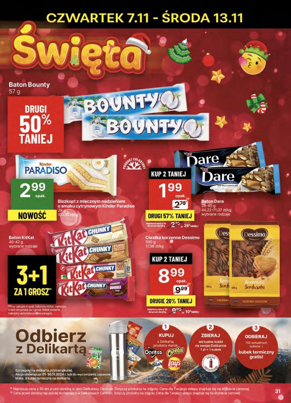 Gazetka promocyjna Delikatesy Centrum str. 31