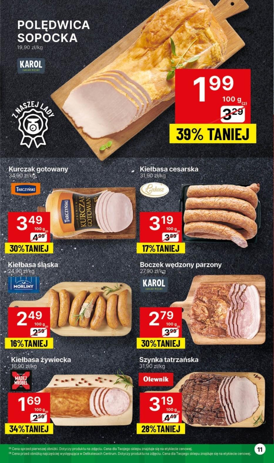 Gazetka promocyjna Delikatesy Centrum str. 11