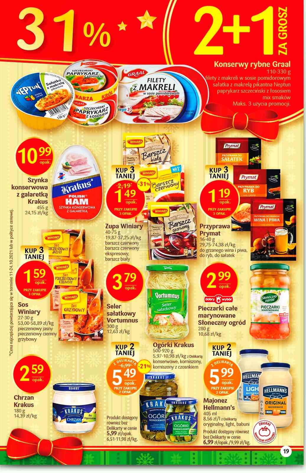 Gazetka promocyjna Delikatesy Centrum str. 19