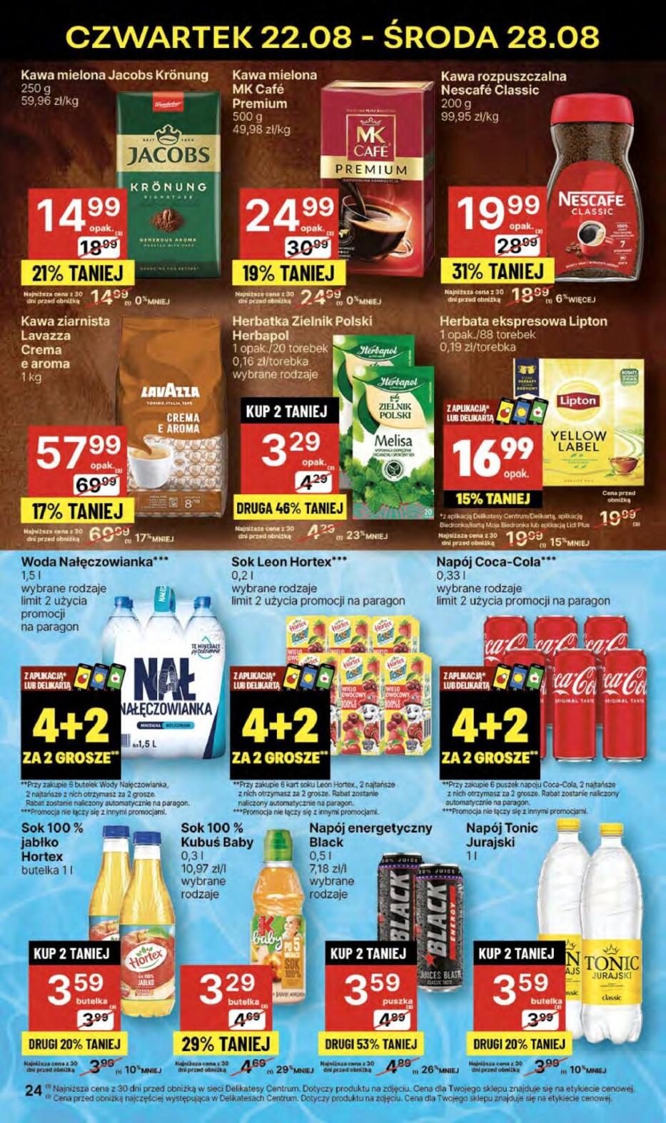 Gazetka promocyjna Delikatesy Centrum str. 24