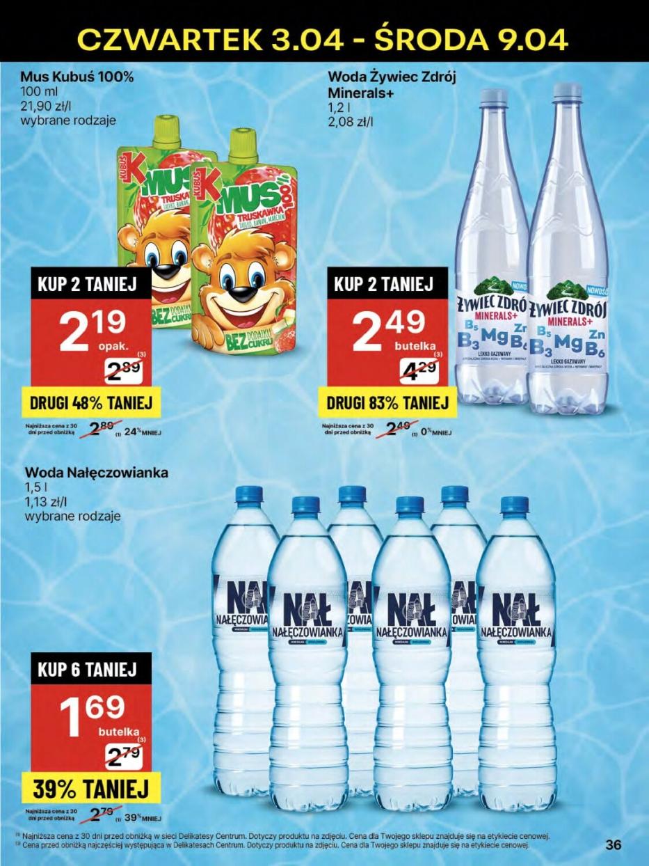 Gazetka promocyjna Delikatesy Centrum str. 36