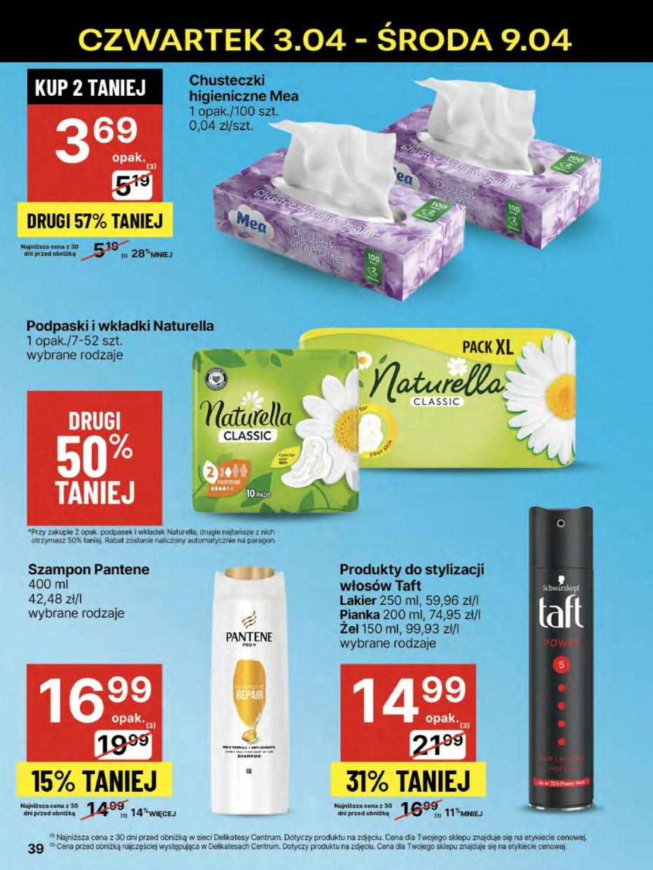 Gazetka promocyjna Delikatesy Centrum str. 39
