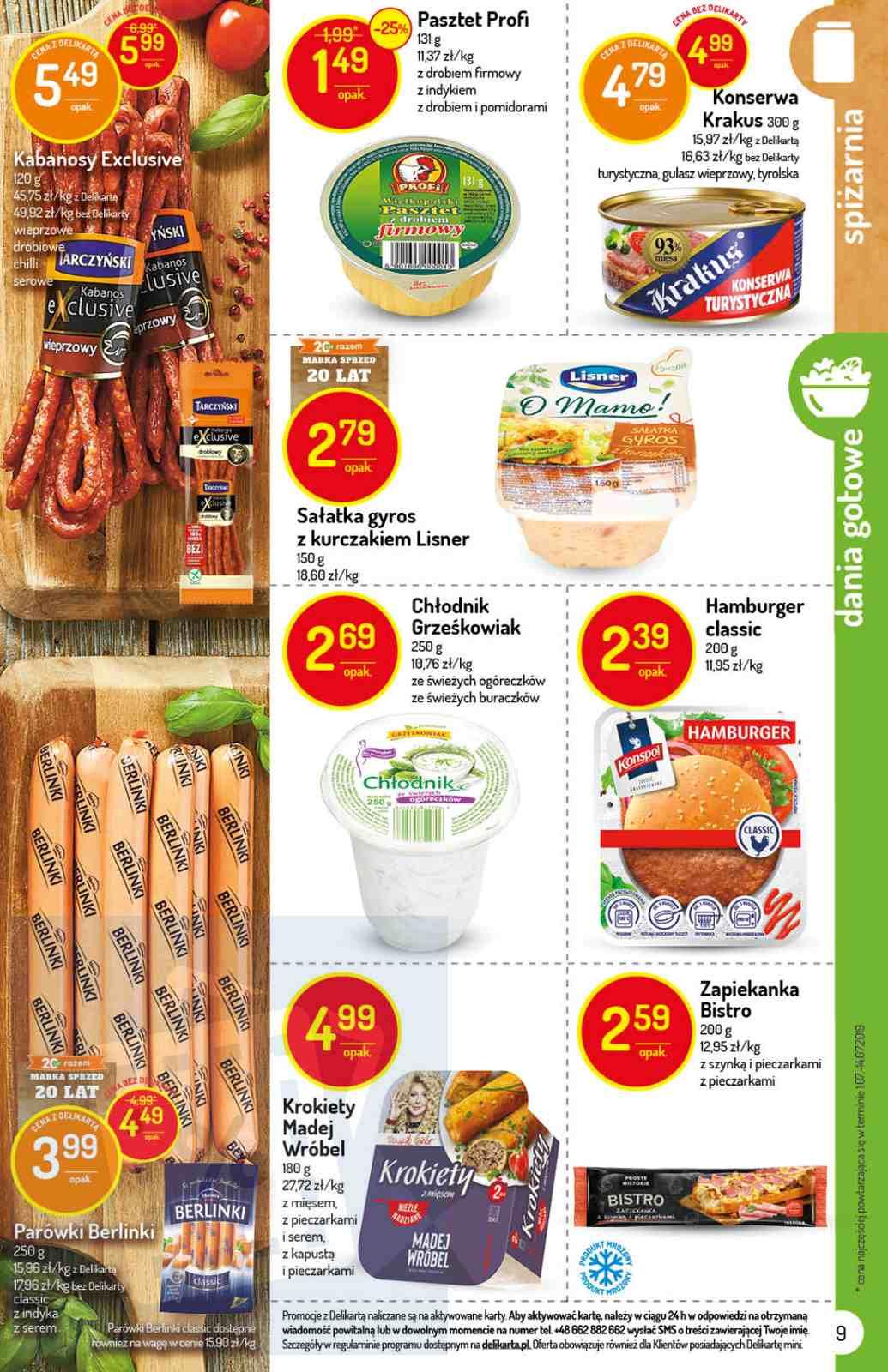 Gazetka promocyjna Delikatesy Centrum str. 9