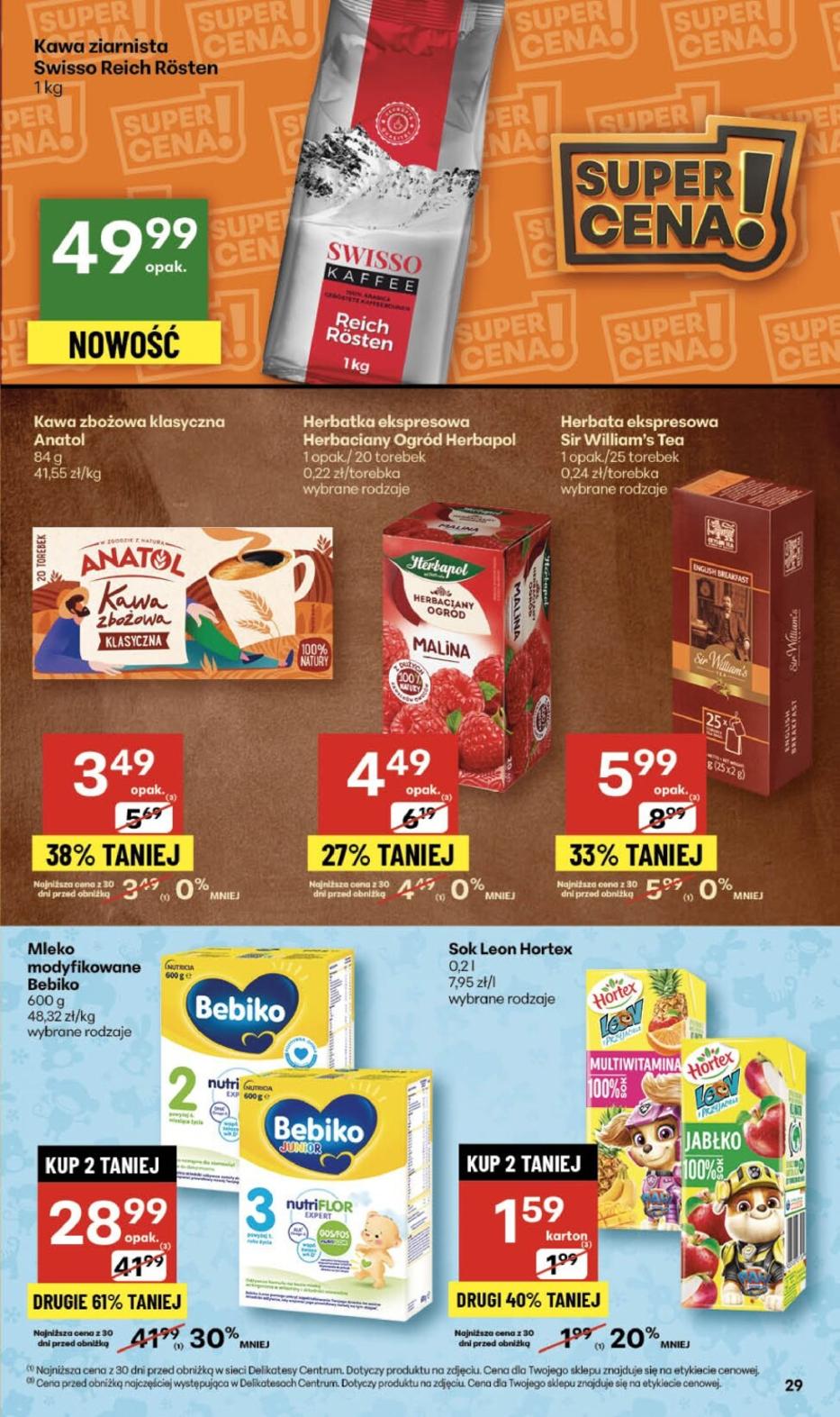 Gazetka promocyjna Delikatesy Centrum str. 29