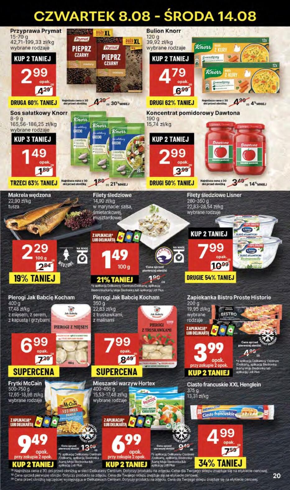 Gazetka promocyjna Delikatesy Centrum str. 20