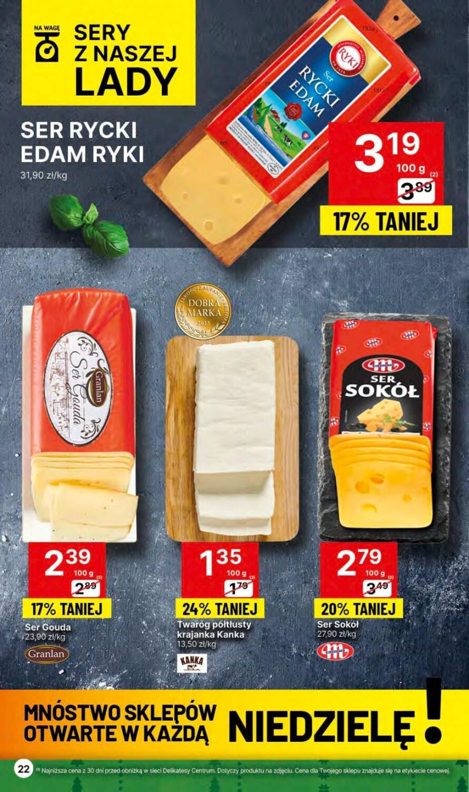 Gazetka promocyjna Delikatesy Centrum str. 22