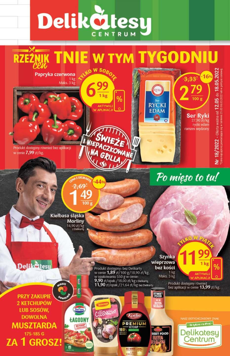 Gazetka promocyjna Delikatesy Centrum str. 1