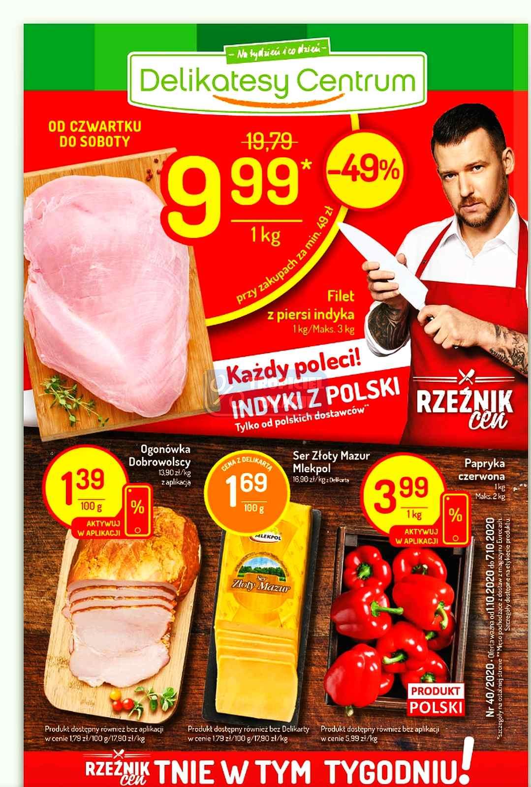 Gazetka promocyjna Delikatesy Centrum str. 1