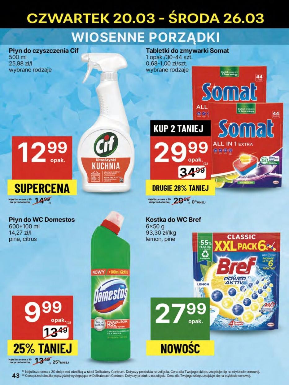 Gazetka promocyjna Delikatesy Centrum str. 43