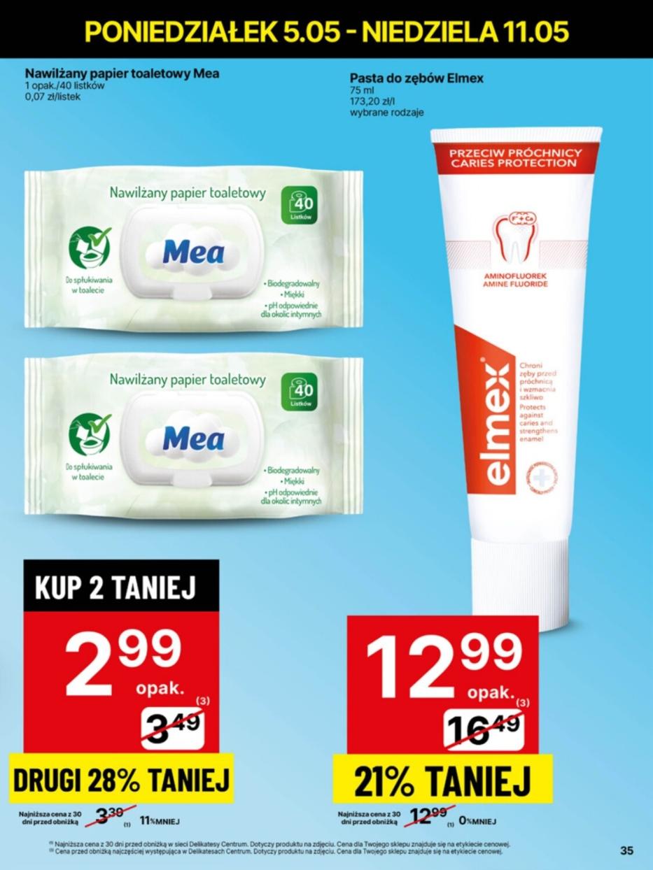 Gazetka promocyjna Delikatesy Centrum str. 35