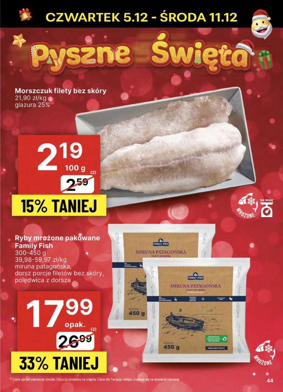 Gazetka promocyjna Delikatesy Centrum str. 44