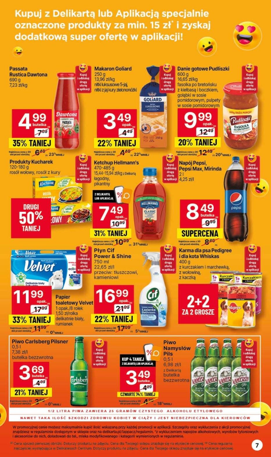 Gazetka promocyjna Delikatesy Centrum str. 7