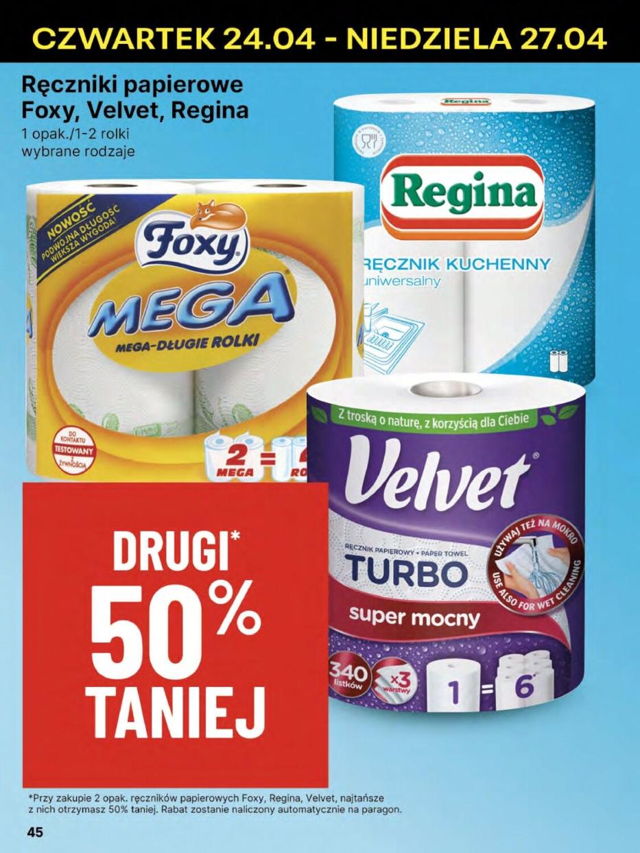 Gazetka promocyjna Delikatesy Centrum str. 45