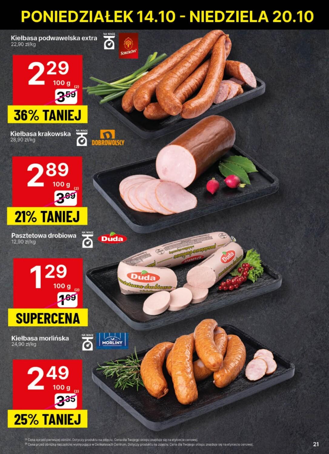 Gazetka promocyjna Delikatesy Centrum str. 21