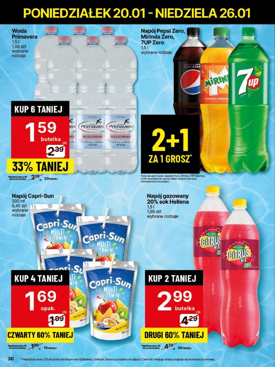 Gazetka promocyjna Delikatesy Centrum str. 30